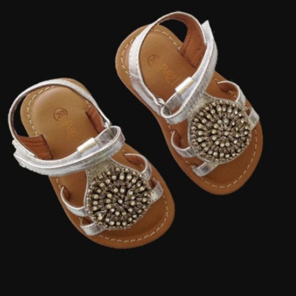 Pazitos Silver Medallion Sandals - Picture 2 of 4